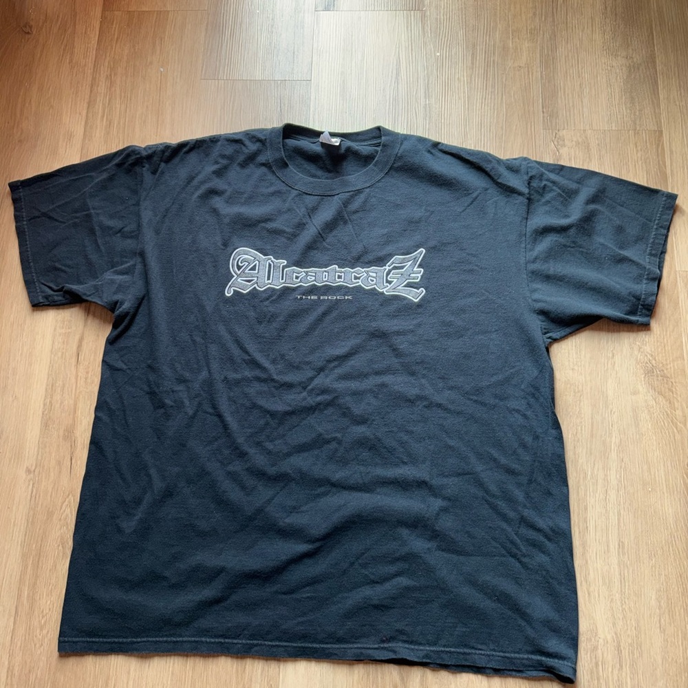 Anvil Alcatraz Black Tee